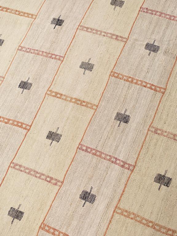 Märta Måås-Fjetterström, A DRAPE, "Gul våd", flat weave, 212,5 x 114,5 cm, signed MMF.