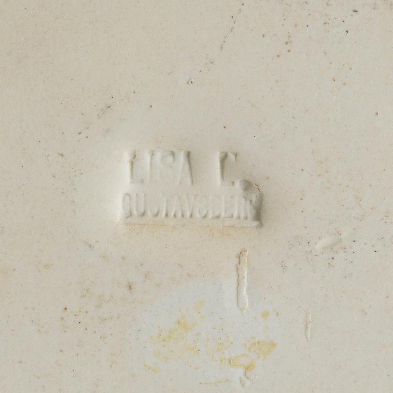 VÄGGPLATTA, Lisa Larson, Gustavsberg, "Gamla stan". Tillverkad 1963-1978.