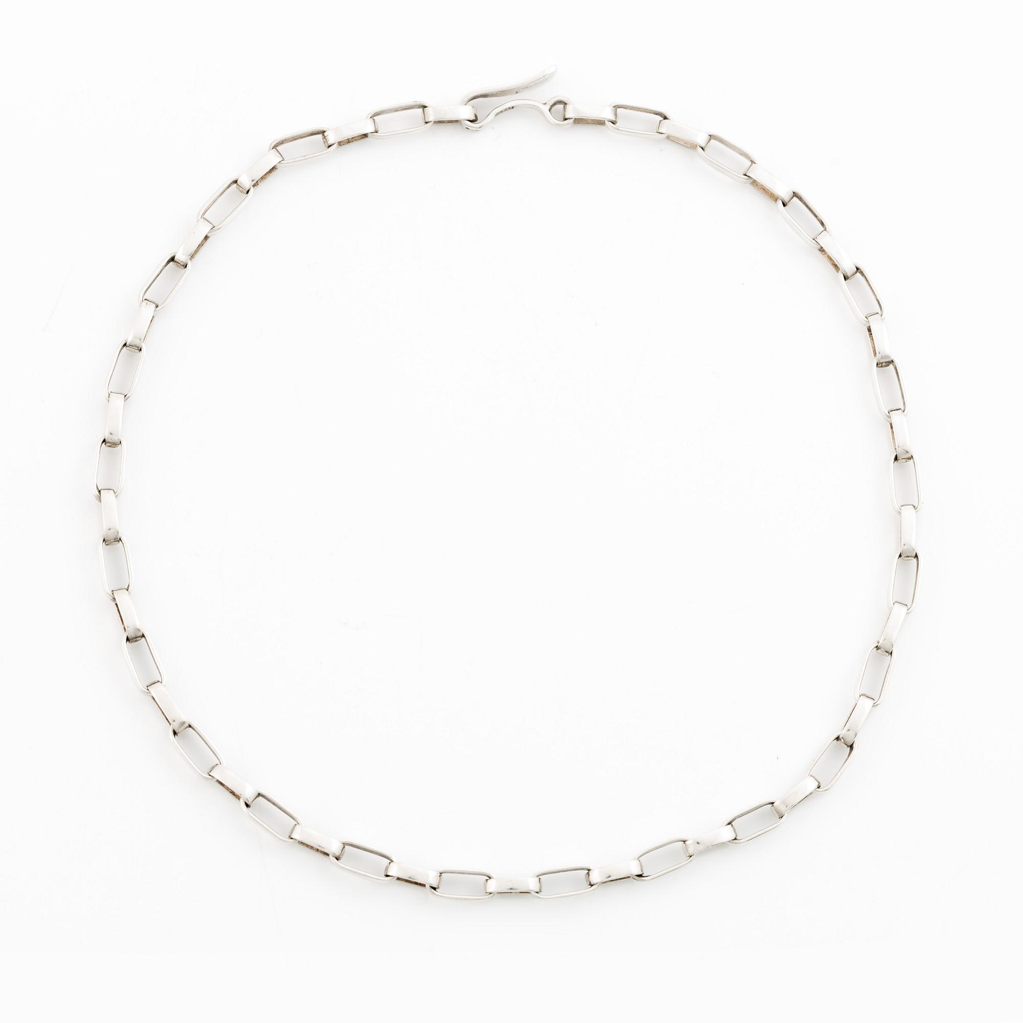 Sven-Erik Högberg, necklace, sterling silver, Gothenburg 1984.