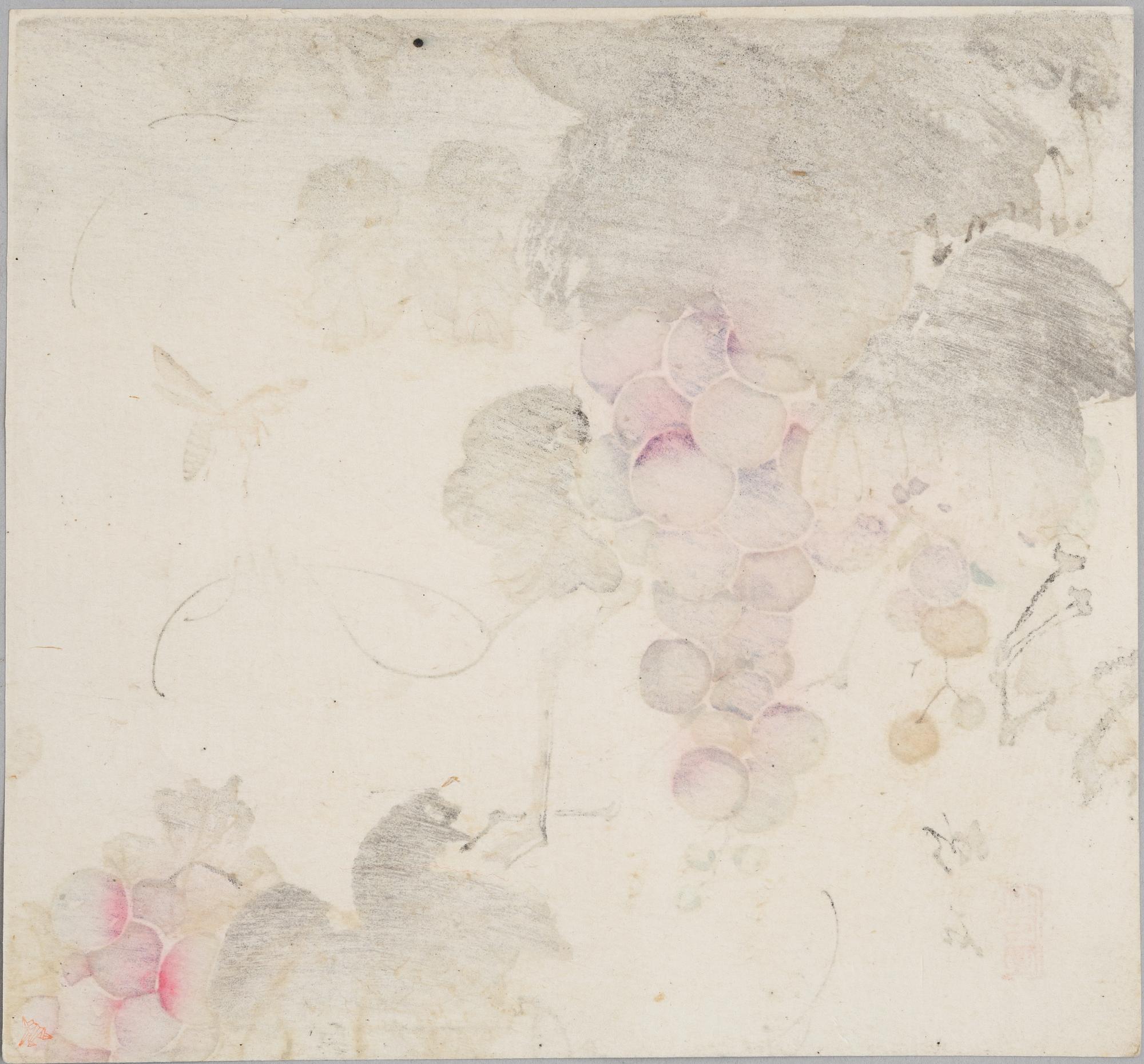 A group of three Japanese woodblock prints, 20th century.