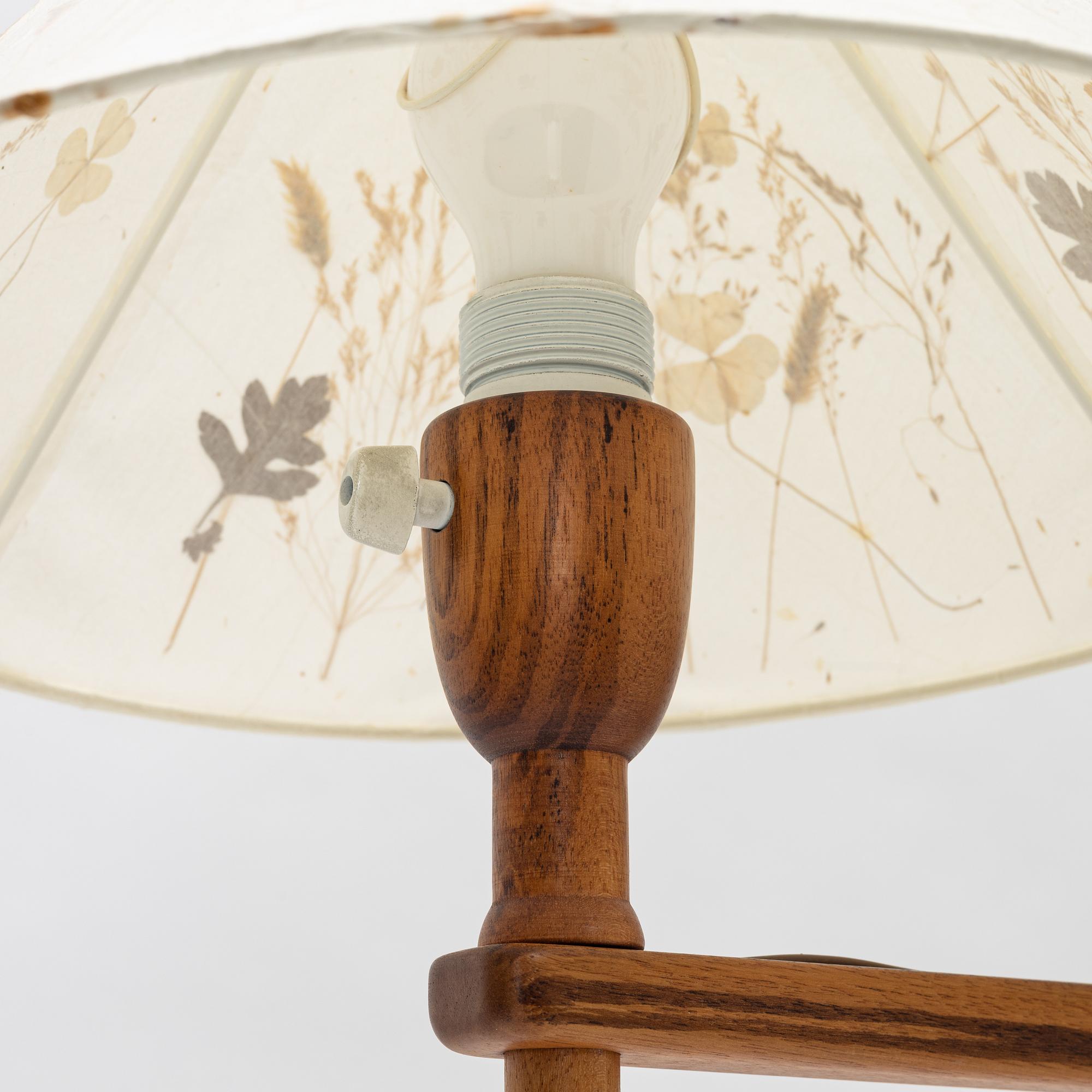 Carl Malmsten, floor lamp, "The Candlestick".