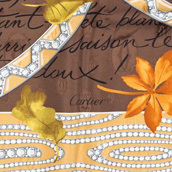 Cartier, scarf, "Baudelaire Autumn".