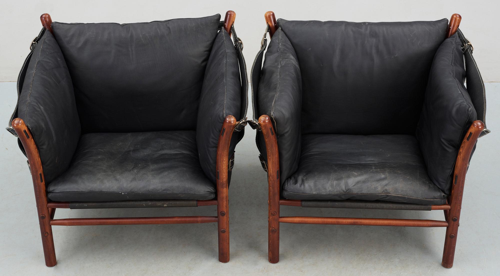 FÅTÖLJER, ett par, Arne Norell "Ilona", 1900-talets fjärde kvartal.