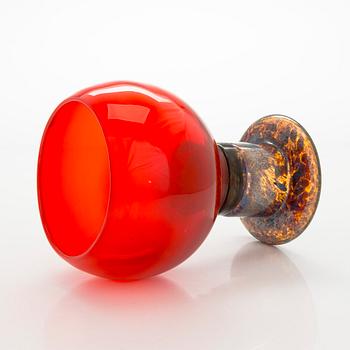 Kaj Franck, a glass goblet, signed Kaj Franck Nuutajärvi Notsjö.