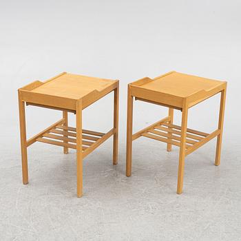 Bertil Fridhagen, a pair of bedside tables, Bodafors, 1960's.