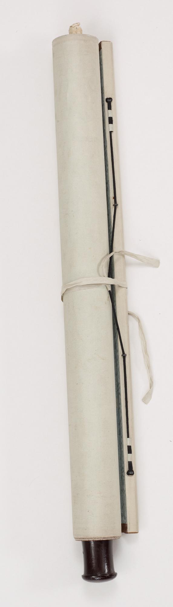 A hanging scroll of a lotus flower, Qing dynasty.