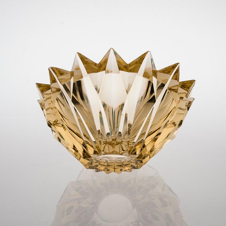 Aimo Okkolin, CRYSTAL VASES, 3 PCS.