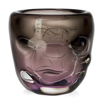 630. A Bengt Edenfalk 'Talatta' glass vase, Skruf 1960.