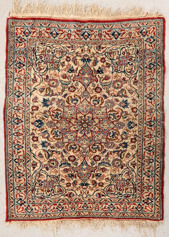 Nain semi-antique rug, approximately 87x68 cm.