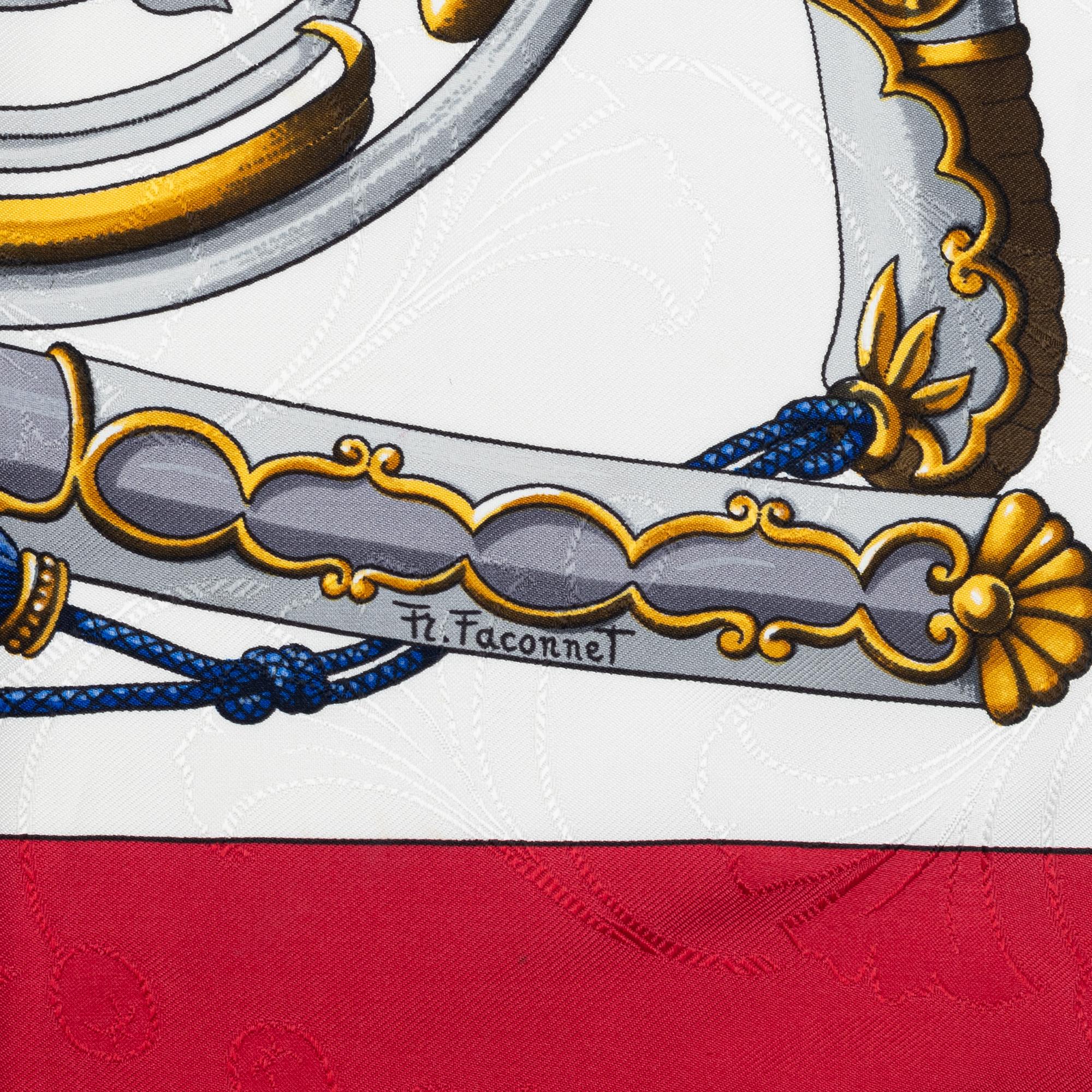 Hermès, scarf, "Daimyo Princes Du Soleil Levant".