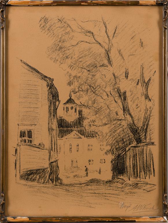 ALFRED WILLIAM FINCH, lithograph, signed.