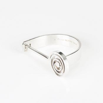 Lars Håkansson, a silver bangle. Lund Sweden 1981.