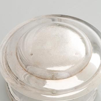 A Swedish parcel-gilt sauceboat, Johan Petter Hedman, Norrköping 1833.