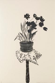 165. David Hockney, "Black tulips".