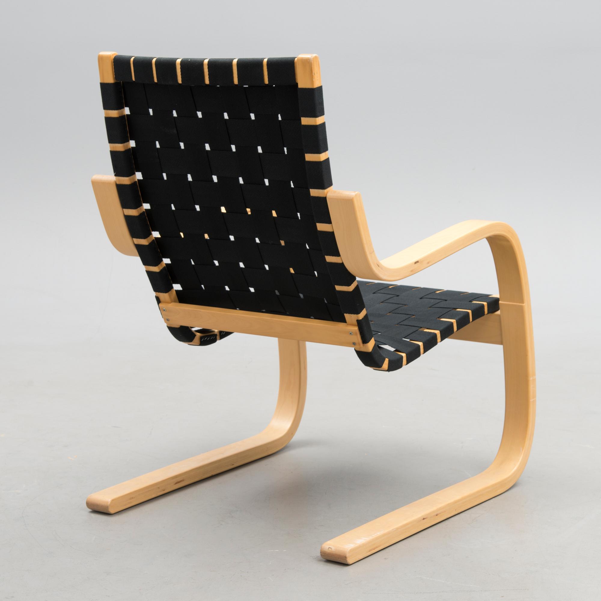 A late 20th century '406' armchair for Artek, Finland.