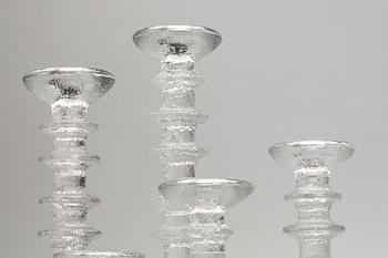 LJUSSTAKAR, 8 st, Timo Sarpaneva Iittala "Festivo".