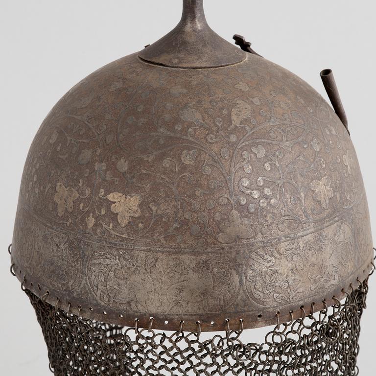 A Persian Khula Khud, 19th century.