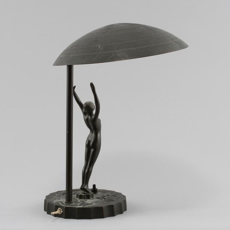 BORDSLAMPA, omkring 1900-talets mitt.