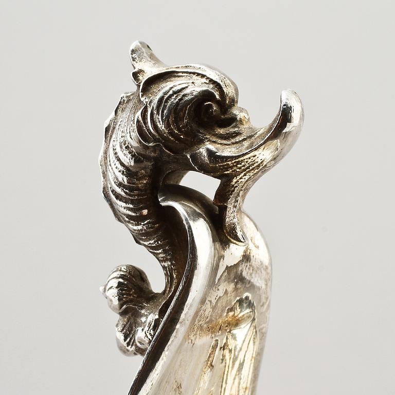 SALTKAR, silver, barockstil, 1900-tal. Vikt 280 gram.