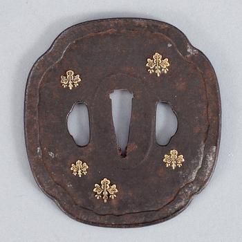 TSUBA, brons, Japan.