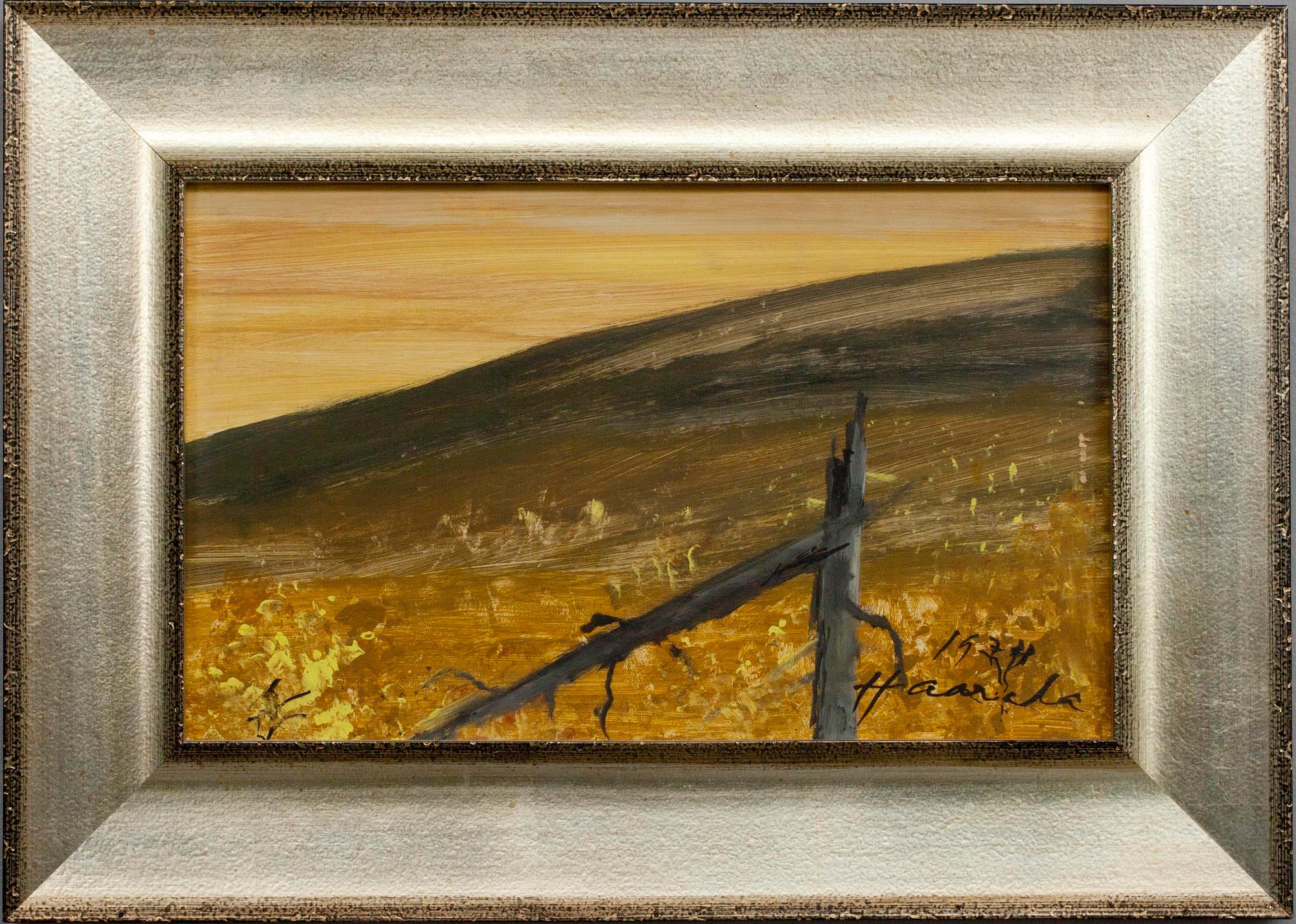 OLAVI HAARALA, olja på skiva, signerad och daterad 1974.