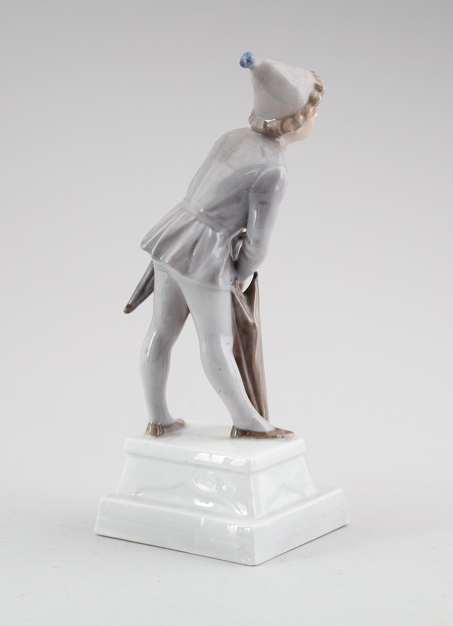 FIGUR, porslin, "John Blund", Royal Copenhagen.
