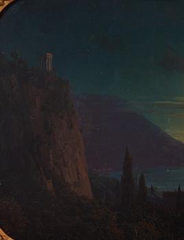 Ivan Constantinovich Aivazovsky, Crimean night, view of Oreanda and Aiu-Dagh.