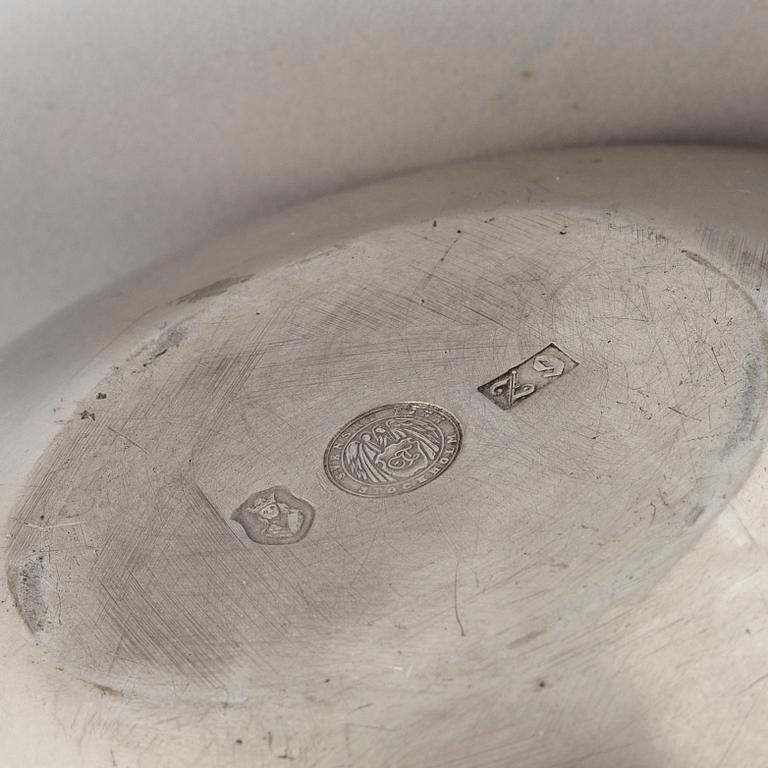 ESTRID ERICSON, vas, pewter, Svenskt tenn, probably 1962.