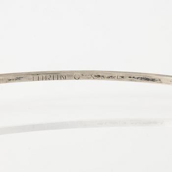 Vivianna Torun Bülow-Hübe, a silver necklace with three pendants, executed in her own workshop, Stockholm 1950's.