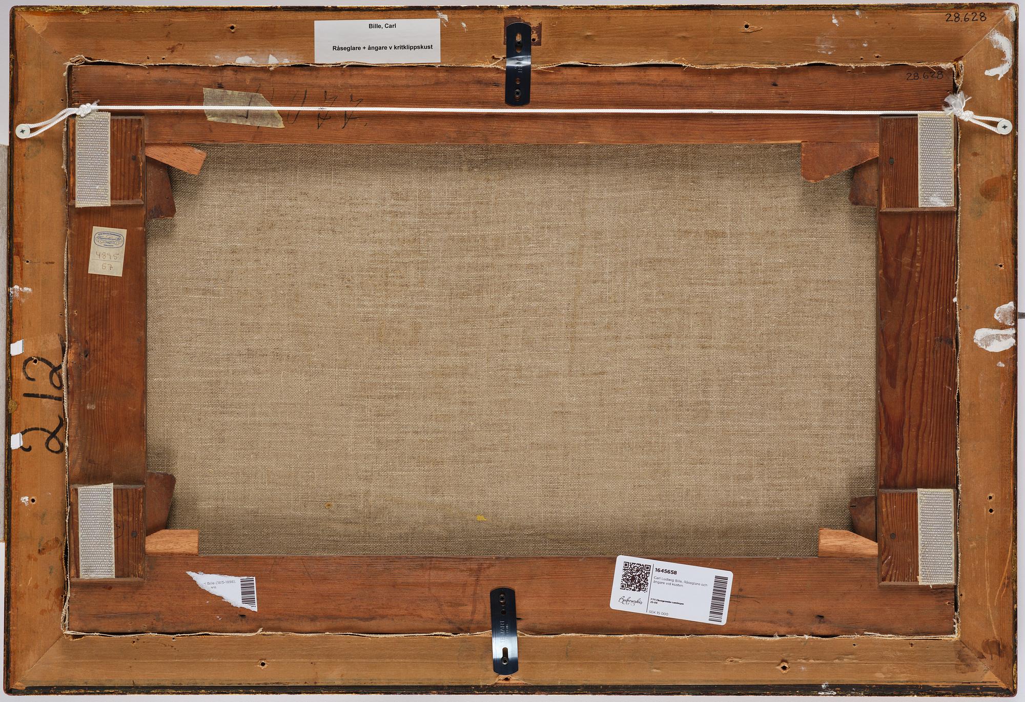 Carl Ludwig Bille, Off coast.