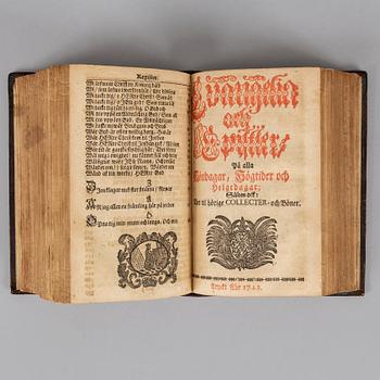 Swedish Hymnals 1742, 1804, 1824.