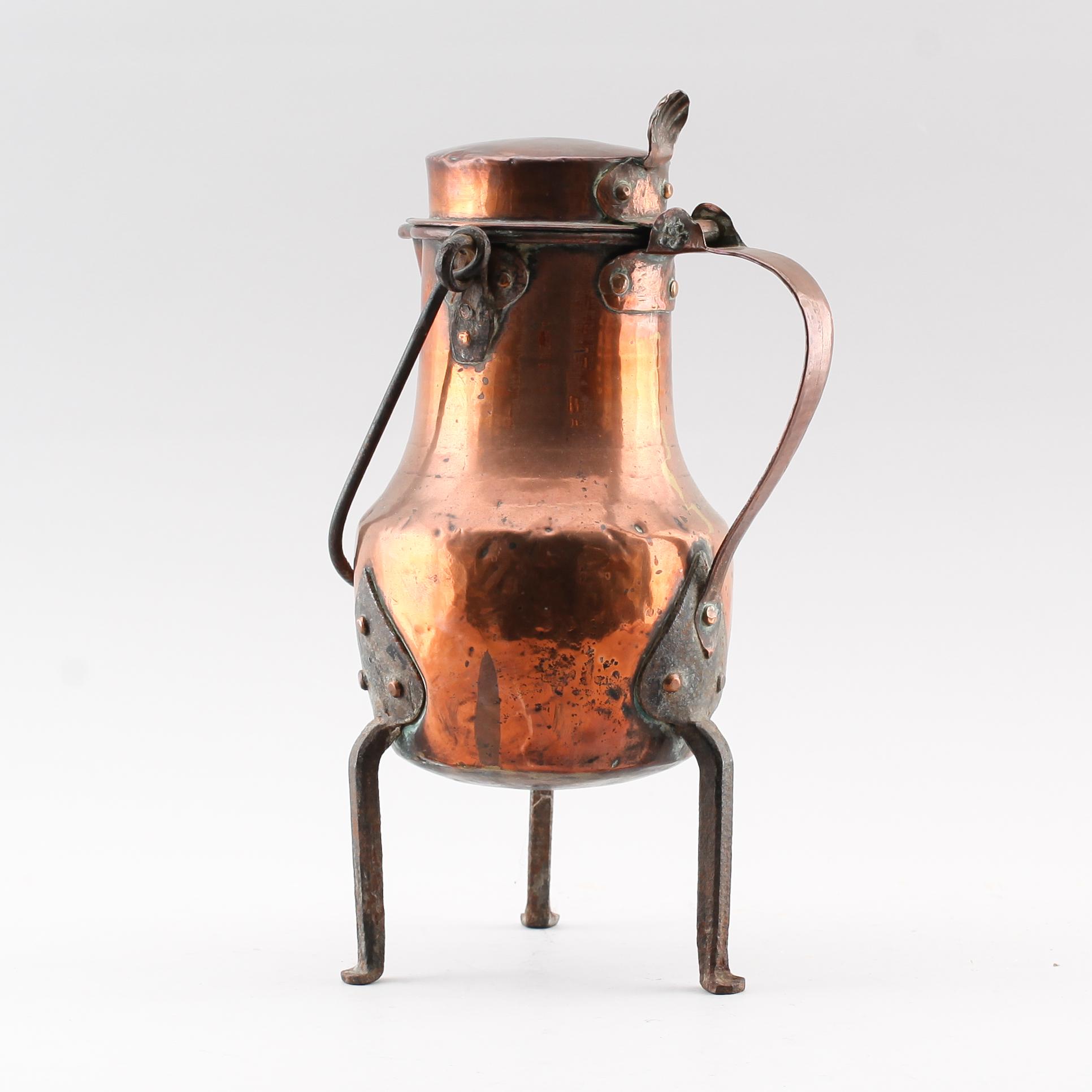 KAFFEKOKARE, koppar, 1700-tal.