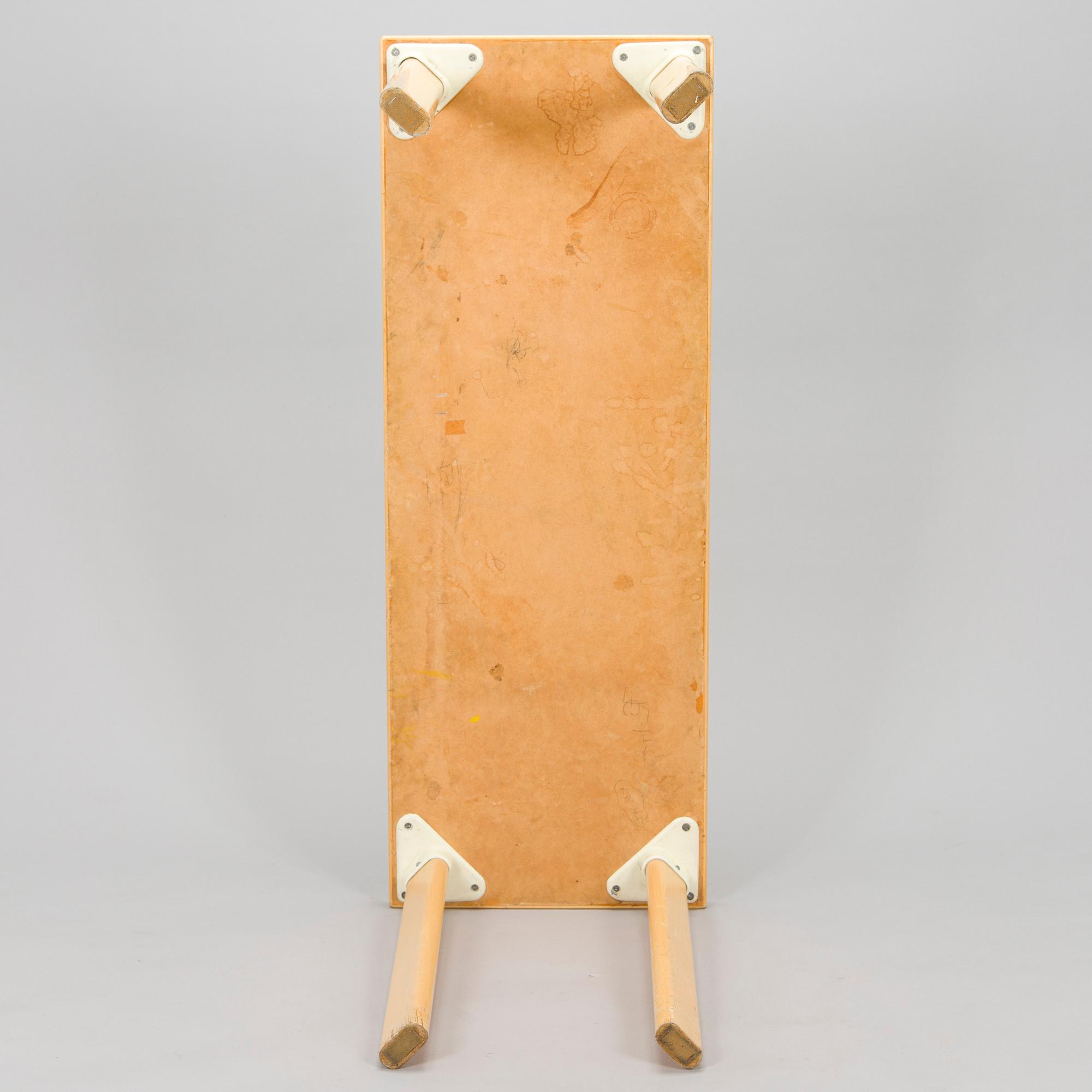 Alvar Aalto, a 1960s table 'MH 87' for Artek.