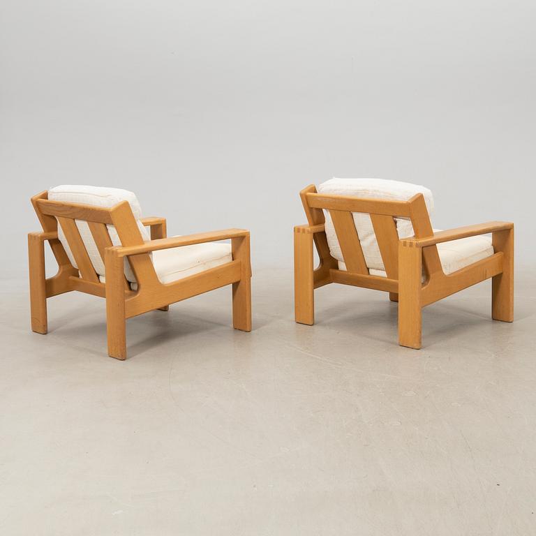 Esko Pajamies, a pair of "Bonanza" armchairs for Asko Furniture Finland, 1960s/70s.