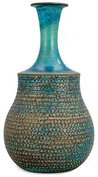 1284. A Stig Lindberg stoneware vase, Gustavsberg studio 1962.