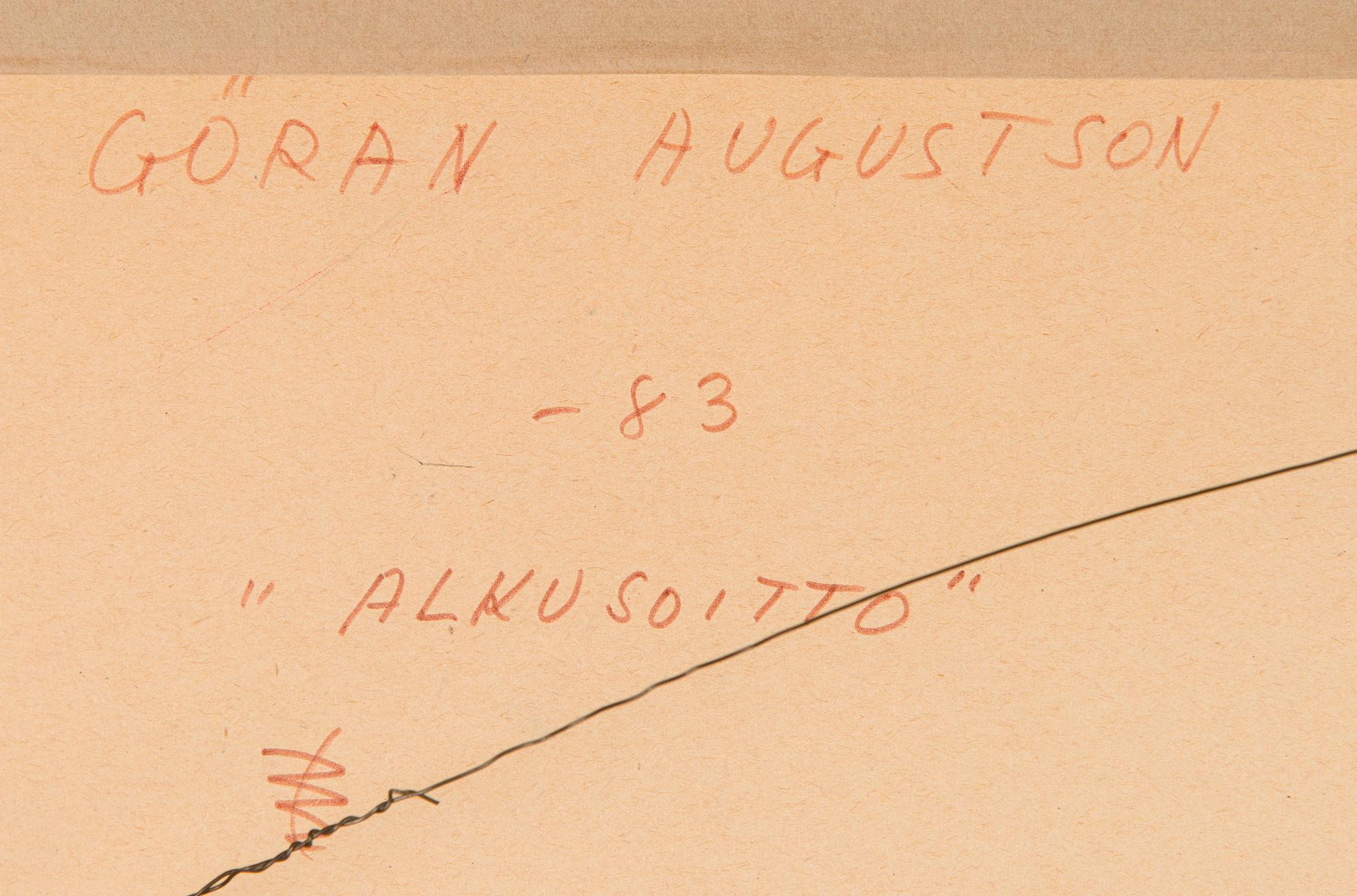 Göran Augustson, "Alkusoitto".