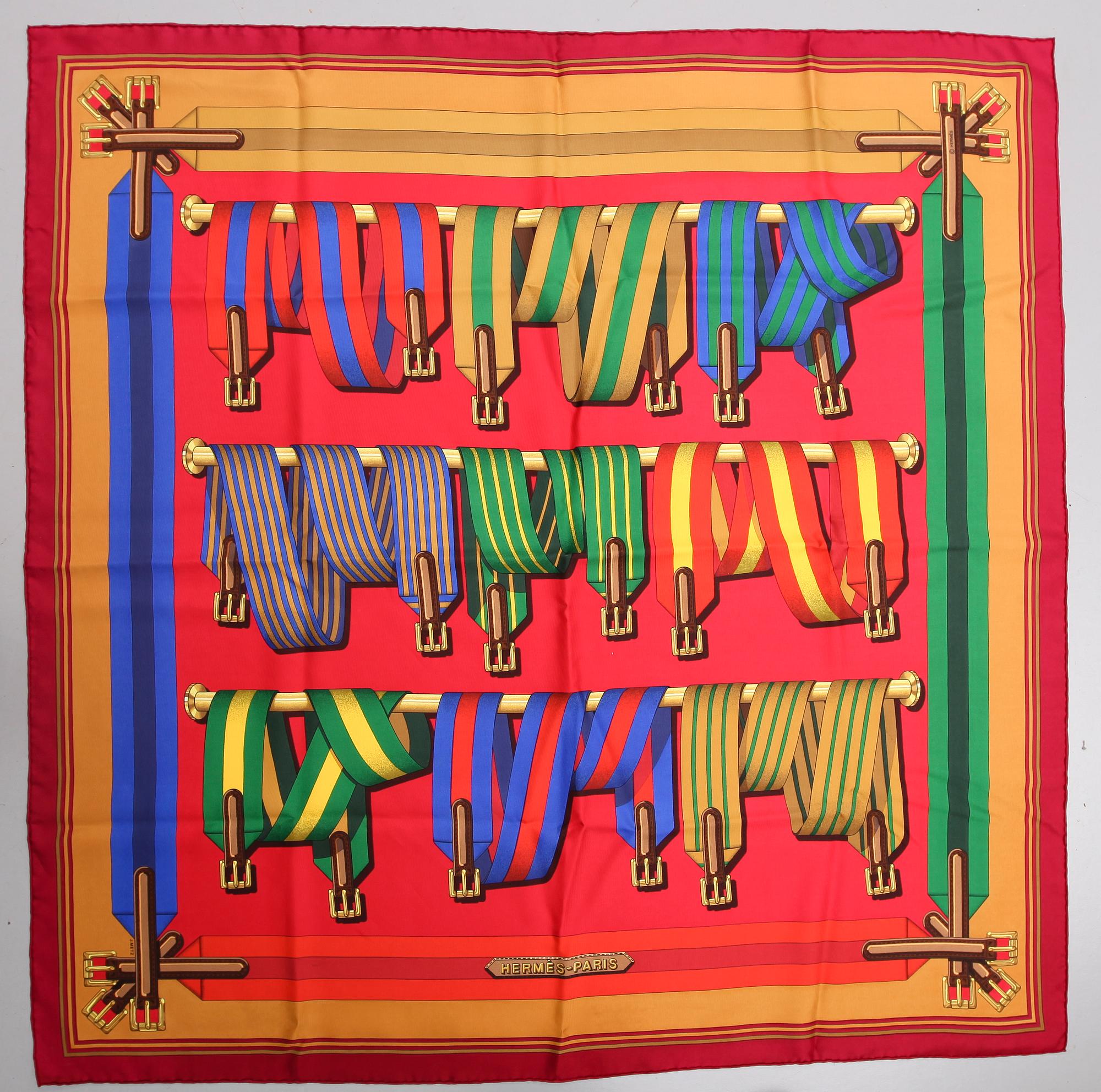 SCARF, "Les Sangles", Joachim Metz, Hermès, Paris.