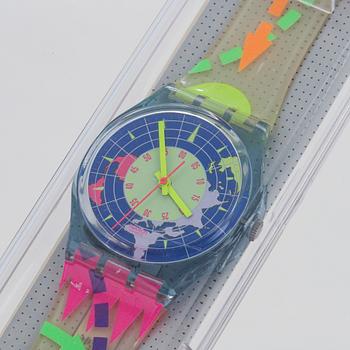 Swatch, North Pole, wristwatch, 34 mm.