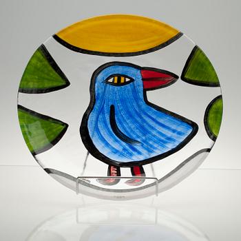 FAT, glas, Ulrica Hydman-Vallien, Kosta Boda. Signerad.