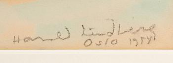 Harald Lindberg, "Harbour Scene Oslo".