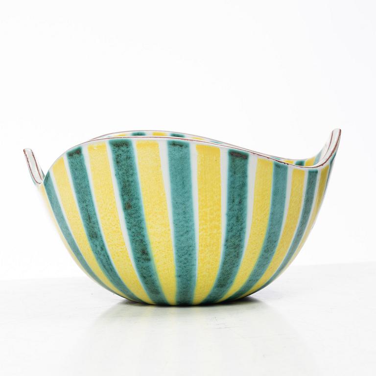 Stig Lindberg, Bowl, faience, Gustavsberg Studio.
