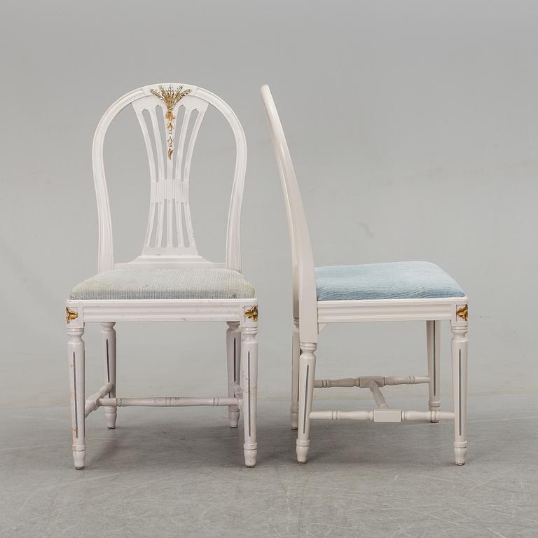 MATGRUPP, 11 delar, gustaviansk stil, 1900-talets andra hälft.