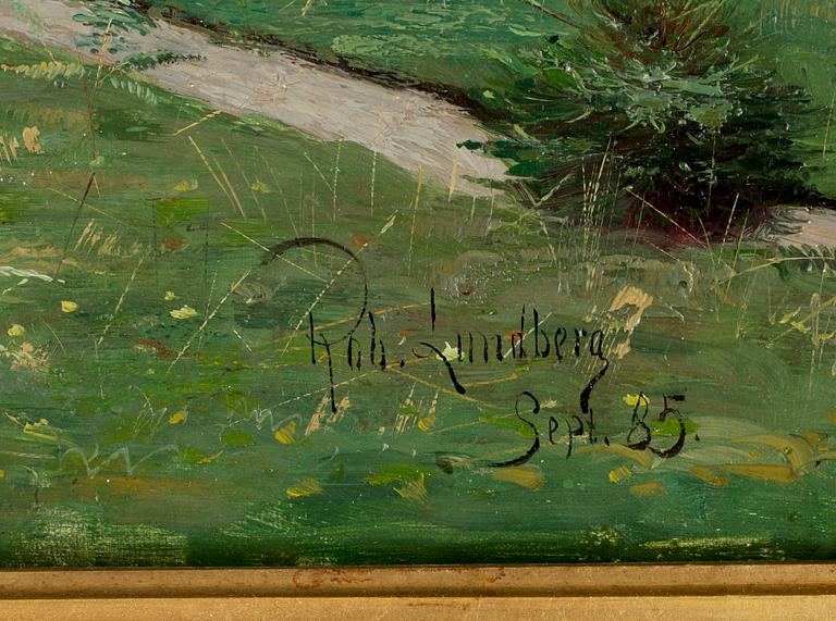ROBERT LUNDBERG, olja på duk, sign o dat -85.