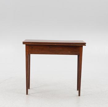 Game table, Gothenburg, circa 1800.