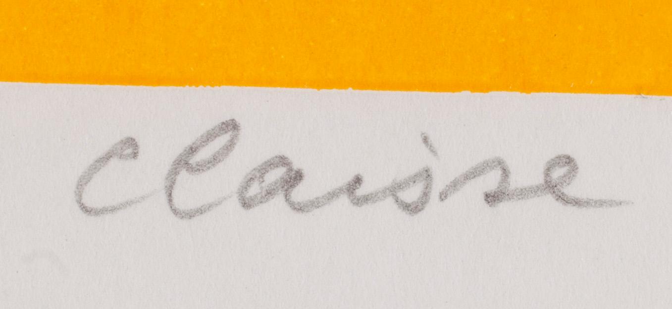 GENEVIÈVE CLAISSE, serigrafier, 3 st, signerade och numrerade 51/110.