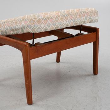 Folke Ohlsson, a 'Profil' lounge chair and foot stool from Dux, 1960's.