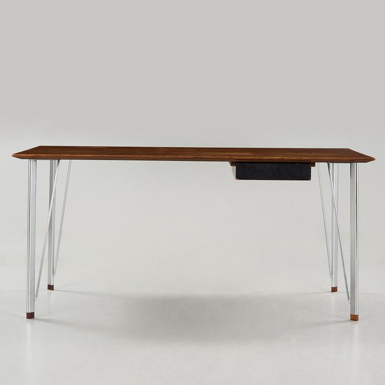 An Arne Jacobsen 'model 3605' palisander desk by Fritz Hansen, Denmark 1950-60's.