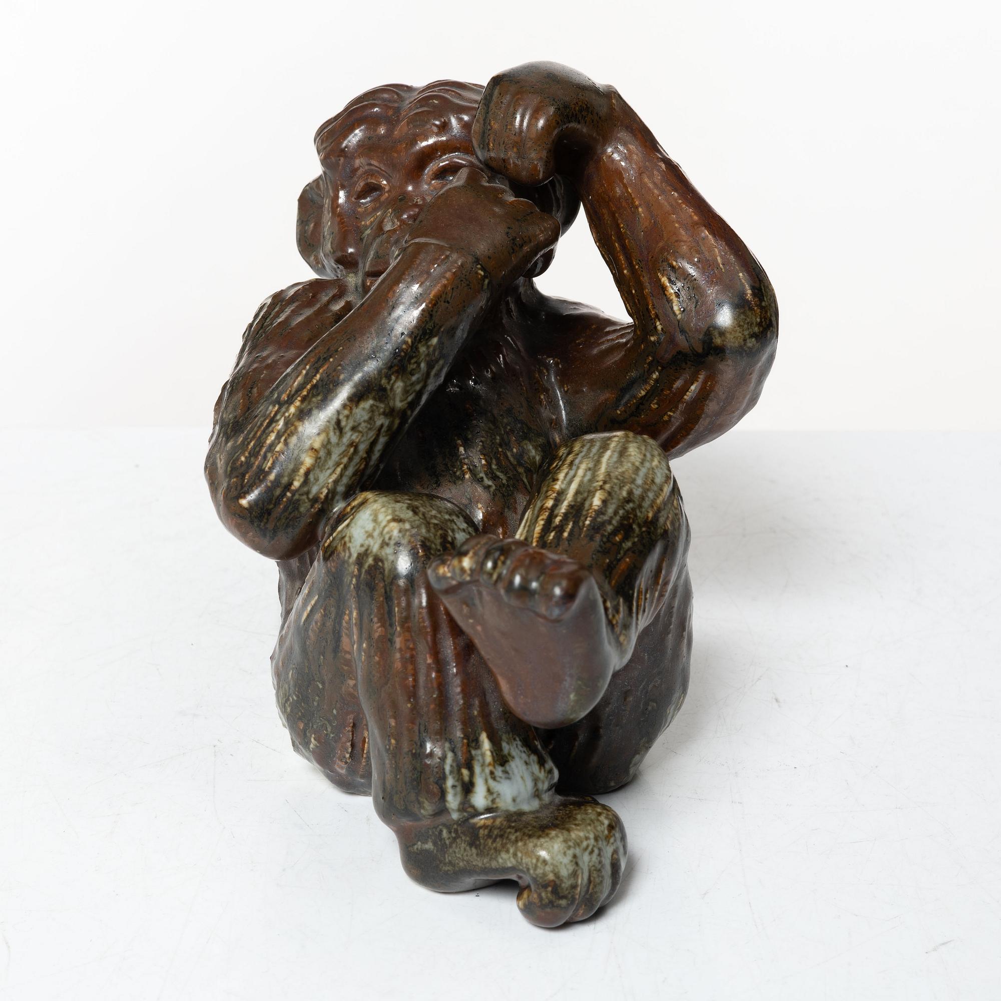 Gunnar Nylund, a stoneware figurine, Rörstrand.