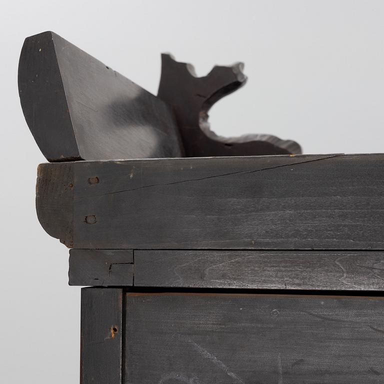 A Japanese wooden cabinet, first part of the 20th century.