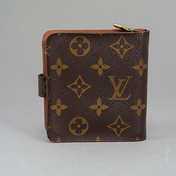 LOUIS VUITTON, two monogram canvas wallets.